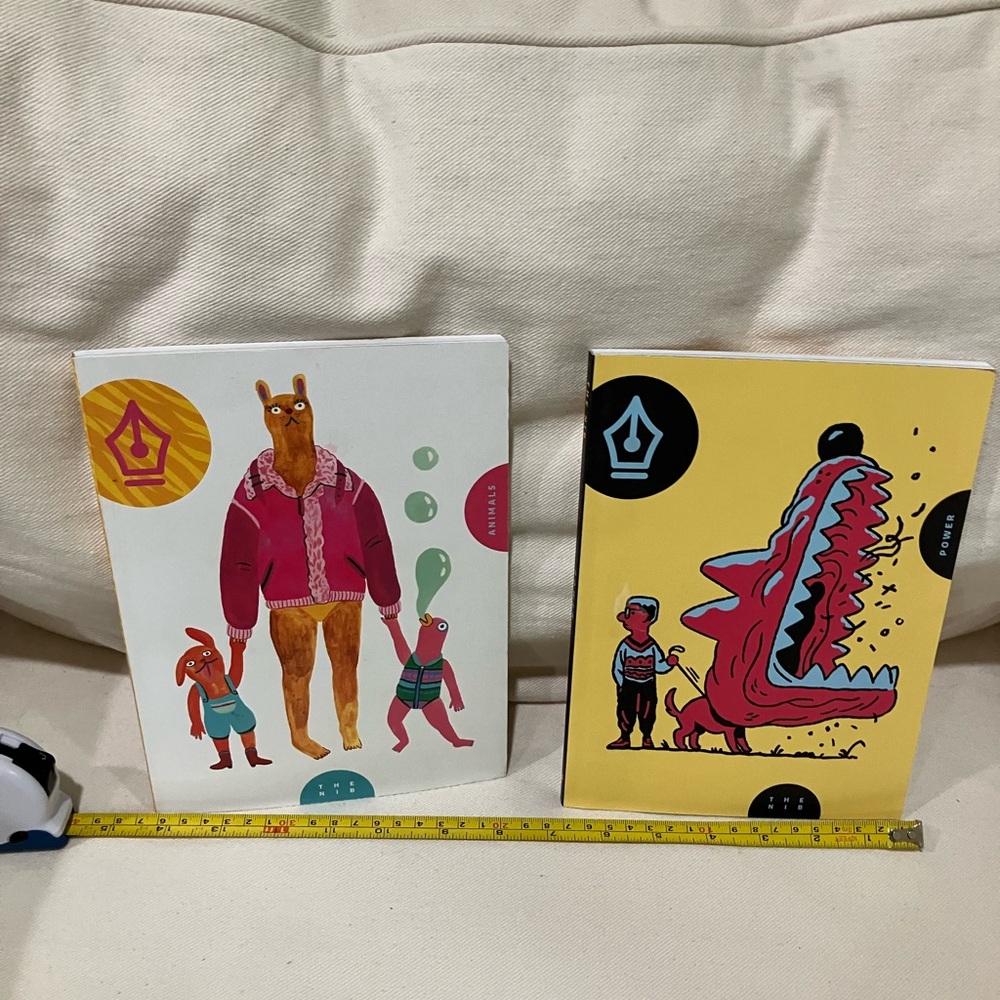 Illustrated comic book Art Zine lot of 2 The NIB